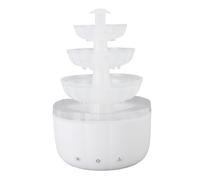 Tbest Difusor de Fuente de Combustión Seca 5 H Humidificador Multifuncional para Dormitorio Sala de Estar Difusor de Fuente de 500 Ml Vive Nuestro Espacio con Ese Humidificador para Mejorar Tu