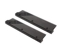 Tbest Disipador de Calor de Refrigeración de Memoria DDR5, Disipador de Calor Enfriador de Aleación de Aluminio para Juegos de PC, Disipación de Eficiente Compatible con G.Skill (BLACK)
