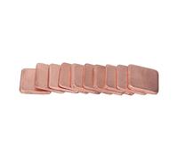 Tbest Disipadores de Calor, 20 Piezas Disipador de Calor de Cobre 15x15 Mm Conducción Fuerte Disipación Rápida Computadora GPU Disipador de Calor Almohadilla de Cuña 2,0 Mm/0,08