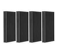 Tbest Disipadores de Calor, 4 Piezas Q50x12.7x100 Aleta de Enfriamiento de Chip de Disipador de Calor de Aluminio para Chip de Placa de Circuito