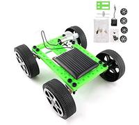 Tbest DIY Vehículo de Juguete con energía Solar Juguete para niños Mini Sun Power Modelo de Coche Solar Juguete Física Ciencia Juguete Educativo Coche Solar Kit