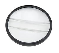 Tbest Double Glass Split Diopter Filter Premium Optical Kaleidoscope Prism Lens for Creative Photography and Videography 77mm Mount Aluminio Alloy