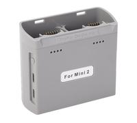 Tbest Drone Battery Carger PD Manager de Carga Rápida Hub de Carga de Doble Vía para Mini 4K Mini2 SE Hechled de Stildy ABS Plastic con Exhibición Digital Transparente Entusiastas de