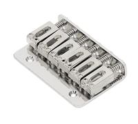 Tbest E -gitar -isen isen Silldle Puente para Cuidado de Guitarra y Lecciones de Música de Apariencia Exquisita Guitarra Puente de Silla de Montar Hardtail para y Electrogitars (SILVER)