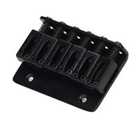 Tbest E -gitar -isen isen Silldle Puente para Cuidado de Guitarra y Lecciones de Música de Apariencia Exquisita Guitarra Puente de Silla de Montar Hardtail para y Electrogitars (BLACK)