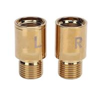 Tbest Eje de Extensión de Pedal de Bicicleta, Aleación de Ti, Protector, Uso sin Esfuerzo, Reduce la Fricción, Extensor de Carretera y Montaña (Gold)