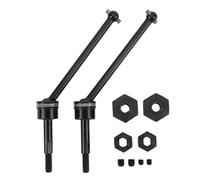 Tbest Eje de Transmisión CVD Delantero RC, Accesorios de Reemplazo de Piezas de Actualización de Acero Compatibles con el ASI 1/8 LMT RC Car (2pcs)