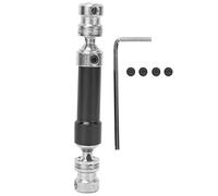 Tbest Eje de transmisión de coche RC, eje de transmisión CVD de metal trasero piezas de repuesto adecuado para 12428 12423 1/12 RC Car (negro)