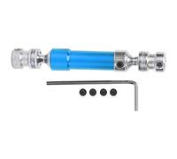 Tbest Eje de Transmisión Trasero Cvd de Metal Apto para 12428 12423 1/12 RC Car Black Duty Aleación Mejora Pieza de Repuesto (Blue)