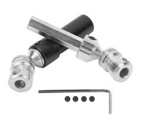 Tbest Eje de Transmisión Trasero Cvd de Metal Apto para 12428 12423 1/12 RC Car Black Duty Aleación Mejora Pieza de Repuesto (Black)
