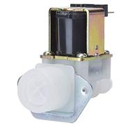 Tbest Electroválvula Solenoide 3/4in Plástico Duradero | Guía unidireccional, fácil instalación, adecuada para el hogar, material de alta resistencia, presión de agua 0,02-0,8 Mpa