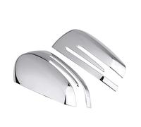 Tbest Embellecedor de Cubierta de Espejo de Puerta Cromado para Gla Cla X156 C117 W212 W204 Espejo de Repuesto de Galvanoplastia de Plástico ABS Fácil de Instalar par Izquierdo Derecho