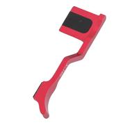 Tbest Empuñadura para Pulgar con Cubierta para Zapata, Aleación de Aluminio, Soporte para Cámara, Accesorio de Fotografía de Mano Apto para X T50 (Rojo)