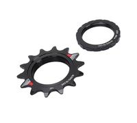 Tbest Engranaje fijo, Ciclo de aleación de aluminio ligero y duradero Rueda libre Rueda dentada fija para una rueda de velocidad para una bicicleta de velocidad (14T)