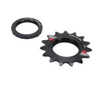 Tbest Engranaje fijo, Ciclo de aleación de aluminio ligero y duradero Rueda libre Rueda dentada fija para una rueda de velocidad para una bicicleta de velocidad (15T)