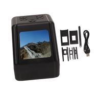 Tbest Escáner de Película Diapositiva Negativa Profesional Alta Resolución 22MP Convertir 135 126 110 Diapositivas de 8 Mm a JPG Fotos para Fotógrafos Aficionados ABS 445G