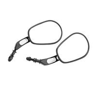 Tbest Espejo Retrovisor de Motocicleta Aleación de Aluminio Negro Vista Trasera de Ajuste Universal de para FLHTC FLHT FLHR FLHYUC FLTRX FLSTC FXDB FXDF FLSTF XR1200X XR1200 XL1200L