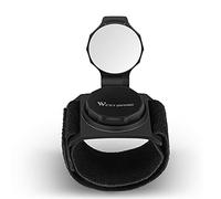 Tbest Espejo Retrovisor de Muñeca para Bicicleta, Espejo de Brazo Giratorio de 360 grados para Ciclismo, Accesorios Reflectores Convexos de Vista Panorámica