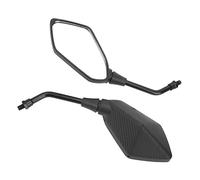 Tbest Espejo Retrovisor Universal 22mm Manillar Fibra de Carbono Vista Lateral Ajustable para Scooter ATV Accesorios de Bicicleta de Montaña 2 Uds