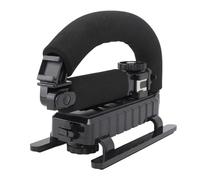 Tbest Estabilizador de Mano para Cámara, Mango Estabilizador de Acción de Vídeo, Esponja ABS, ángulo Ajustable, en Forma de U, Plegable, 3 Zapatas Calientes, Estabilizador de Mano para