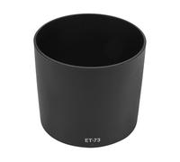 Tbest ET73 Reemplazo de Parasol de Lente de Cámara de Plástico Negro para EF 100 Mm F28L Macro IS USM Accesorio de Fotografía Profesional Escudo Liviano y Duradero contra Rasguños
