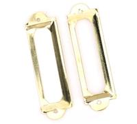 Tbest Etiqueta de Cajón de Diseño de Diseño única con Tornillos para Identificar Cajas, Mejorar la Capacidad Práctica, la Etiqueta de Cajón de Estilo Antiguo (YELLOW)