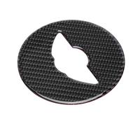 Tbest Etiqueta Engomada de la Insignia del Emblema Central del Volante de Fibra de Carbono Decoración Interior Duradera de Alto Grado para Mini F Series F54 F55 F56 F57 F60 Clubman