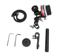 Tbest Extractor de Cámara sin Espejo de Aleación de Aluminio con de Enfoque de Seguimiento, Volante de Engranaje de Lente y Abrazadera de Varilla para Kit de Fotografía y vídeo.