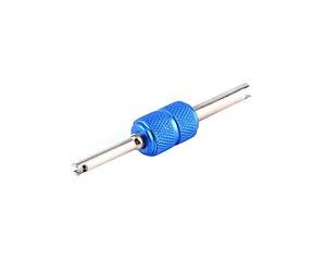 Tbest Extractor de Válvulas de Doble Extremo para Acondicionamiento de Automóviles, Herramienta de Extracción de Vástago de Válvula de Aluminio, Se Adapta a la Mayoría de los Sistemas de Aire