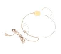 Tbest EY528 Micrófono de Diadema Montado en la Cabeza Auriculares de Graves Pesados de un Oído con Bloqueo de Tornillo Sonido Claro Profesional para Conferencias Estaciones de TV