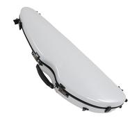 Tbest Fibra de Carbono Liviana 4/4 Caja de Violín de Tamaño Completo, Correas de Doble Hombro, Medidor de Humedad Incorporado, Bloqueo Combinado para Jugadores, Adecuado con Correas de Hombro Doble