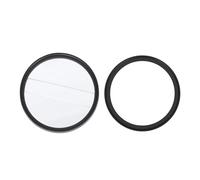 Tbest Filtro de Dioptrismo de Doble División Glass Professional Half Moon Blur Efectos Especiales de Efectos Especiales para Cámaras DSLR sin Espejo Aleación de Aluminio óptico