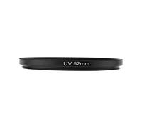 Tbest Filtro de Filtro de Lente Metálico de Metal Metravioleta para el Sol Brillante (52 mm)
