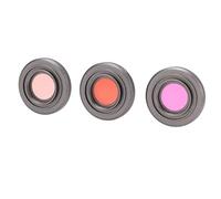 Tbest Filtros E, Juego de Filtros de Buceo Submarino CRA Leniving, 3 Piezas Filtros CRA Leniving Higefinition Ical Glass Pink Red Purple CRA Juego de Filtros de Buceo para Action3