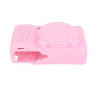 Tbest Funda de Silicona Antideslizante para Cámara GR3, Cubierta Suave, Apertura del Compartimento de la Batería, Protector Ligero (Pink)
