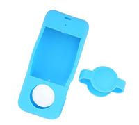 Tbest Funda de Silicona para X3, Kit de Tapa de Lente de Funda de Silicona, Funda para Cámara de Acción, Accesorios de Protección de Lente para X3 (Azul)