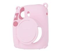 Tbest Funda Protectora para Cámara, Cubierta de Silicona, Fina, Suave, Antideslizante, a Prueba de Arañazos para Mini12 (Pink)