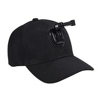 Tbest Gorra de Béisbol con Hebilla de Gancho en J y Tornillo para Cámaras de Acción Serie Grabación Manos Libres Viajes Entrenamiento Algodón Suave Correa Ajustable para la Cabeza