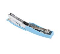 Tbest Grapadora de Escritorio Modos de Encuadernación con Capacidad de 20 Hojas Grapadora Portátil para Oficina Escuela de Escritorio Azul ClaroPorta para Este Recibo de de Principios Ergonómicos