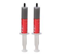 Tbest Grasa de Silicona, 2 Piezas de Pasta Térmica, Accesorio de Diseo de Jeringa Compuesto de Grasa de Silicona para Computadora con CPU
