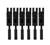 Tbest Guitarra Puente Saddles,6 Pcs sillines de Montar de Puente de Guitarra Guitar Roller Bridge Tremolo Saddles con Llave reemplazo para Floyd Rose Guitarra Eléctrica(Negro)