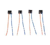 Tbest H7 Arnés de Cableado de Faro, Conector de 4 Paquetes | Compatible con voltaje CC de 12 V a 24 V, fácil de conectar y usar, diseñado para varias lámparas, construcción de ABS de
