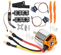 Tbest Helicóptero RC 2217 KV1250 Motor+40A XT60 ESC, Admite Varios Métodos de Programa, Adecuados para Ventiladores de Helicópteros de Control Remoto