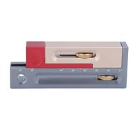 Tbest Herramienta de Carpintería Reguladora de Ajuste de Ranura de Sierra - Bloque de Medición Móvil de Alta Precisión para Sierra de Mesa Ingletadora - Medidor de Medición de Espiga de Embutir de