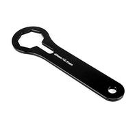 Tbest Herramienta de Llave de Tapa de Horquilla, Amortiguador de Choque de Doble Cámara, Llave de Ajuste de 49 Mm, Aleación de Aluminio Premium, Negro, Azul, Apto para Kx Yz125 250 (BLACK)