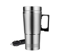 Tbest Hervidor Eléctrico para Coche, Termo de Acero Inoxidable de 300 Ml | Acero inoxidable 304, buen rendimiento de sellado, ideal para uso en exteriores, compatible con toma de 24V
