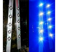 Tbest High Heller 3W 3.2-3.4 V Pearl de Luz de Chip LED para Semáforos, Iluminación de Paisajes, Material de Sustrato de Aluminio (4000-4500K)