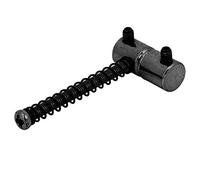 Tbest Highquality Electric Guitar Bass Bridge Saddles Exquisito Reemplazo a Prueba de óxido Fácil de Instalar para Guitarristas Material de Metal 4pcs (BLACK)