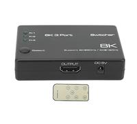 Tbest Ignal Switcher Signal Splitter Signal Switch Signal Selector H, 4K 120Hz 8K 60Hz 3 In 1 out Ultra HD Salida Switcher Selector Splitter Port HDR Hdcp2.3