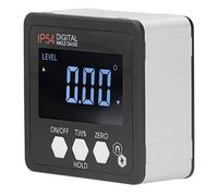 Tbest Inclinómetro Digital 4x90° con Base Magnética, Transportador Electrónico IP54, Buscador de Ángulo Alto para Carpintería, Construcción, Alineación de Helicópteros